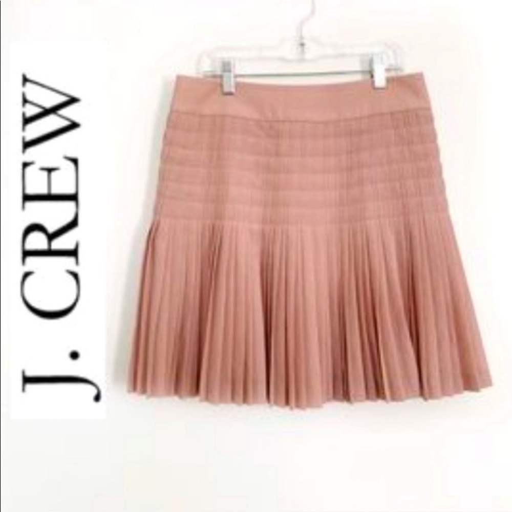 NWT🔖 J. Crew Pleated Skirt Dusty Pink size 6